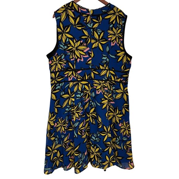 Wayward Fancies Eshakti 3X Floral Party Dress Pockets Sheath Cocktail Garden - Picture 3 of 10